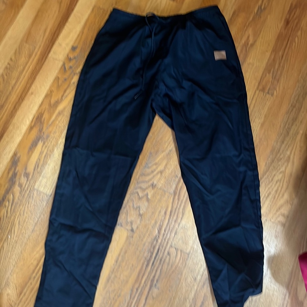 Black trouser nylon pants